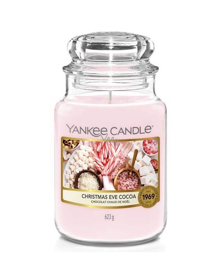 Scented candle YANKEE CANDLE, Cristmas Eve Cocoa, 623 g