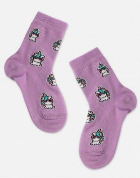 Children's socks "Lilac Unicorn"