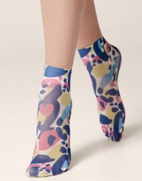 Women's socks "Colored spots"