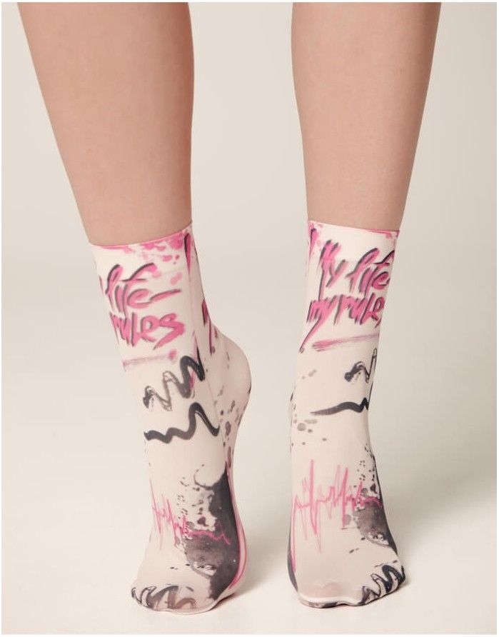 Women's socks "My Life My Rules"