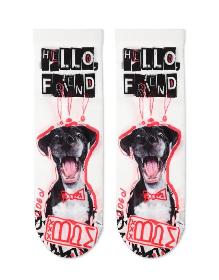 Women's socks "Hello Friend"