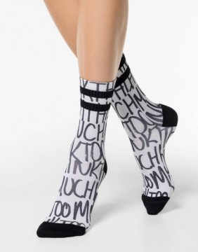 Women's socks "Letters"