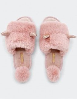 Slippers "Fluffy Bunny Bloom"