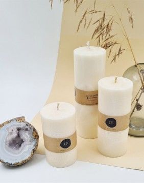 Kvepianti Apvali Žvakė Pajūrio kokosai
