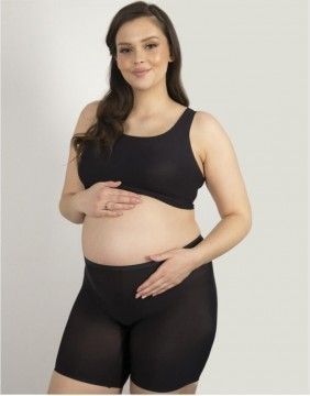 Moteriškos Kelnaitės Paaukštintu Liemeniu Short "Flexy One Black"