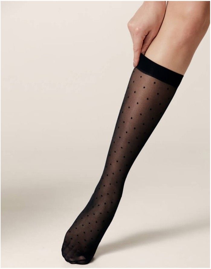 Women's Knee-highs Socks "Dots" 40 Den