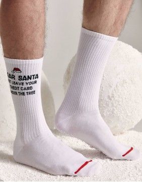 Мужские носки "Letter to Santa"