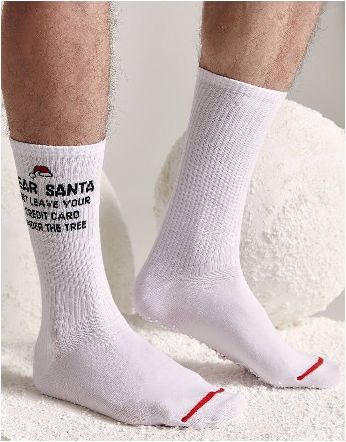 Men's Socks "Letter to Santa"