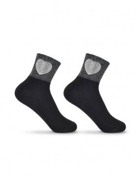 Children's socks "Silver Heart"