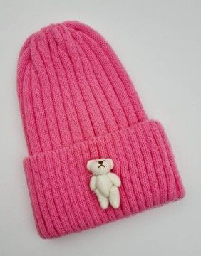 Vaikiška kepurė "Teddy in Pink"