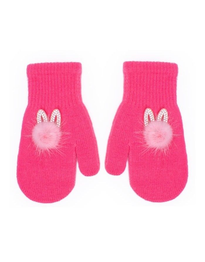 Mittens "Fluffy Bunny Pink"