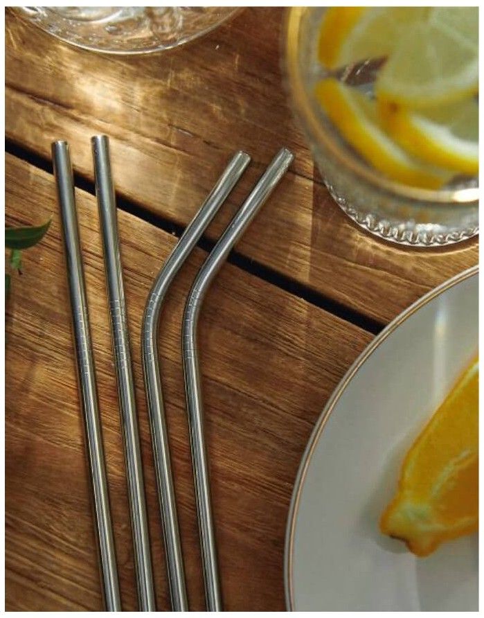 Metal straws "Rijo"