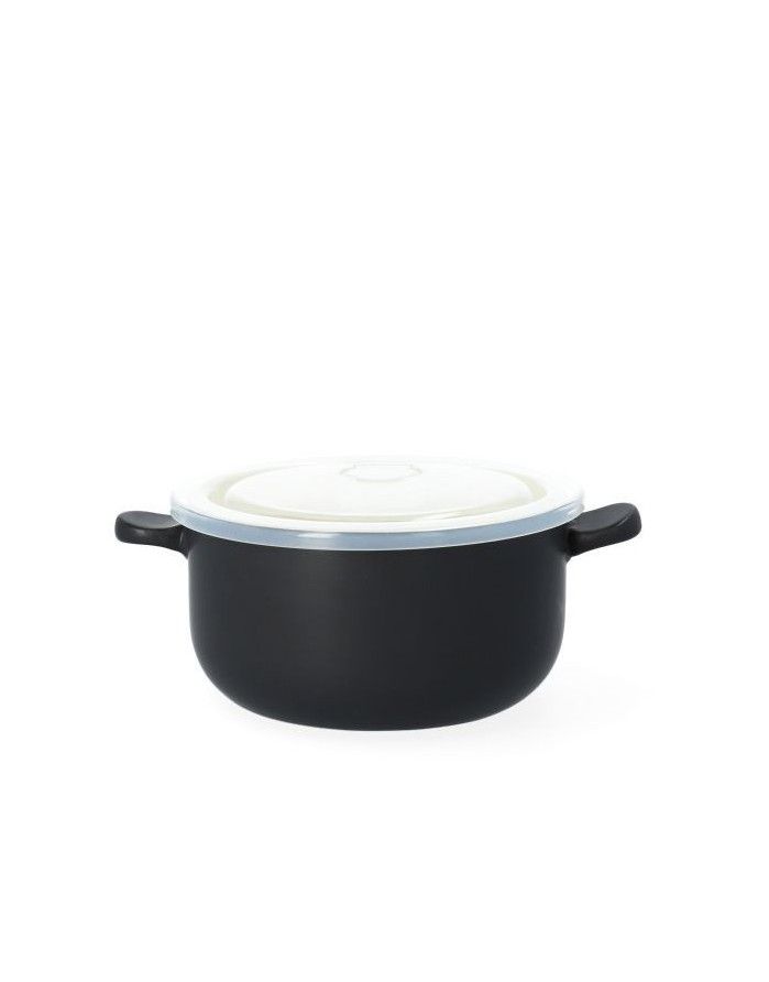 A bowl with a lid "Femelo Black" 0,7 l