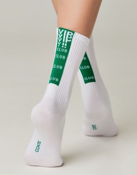 Women's socks "Green VIP Club"